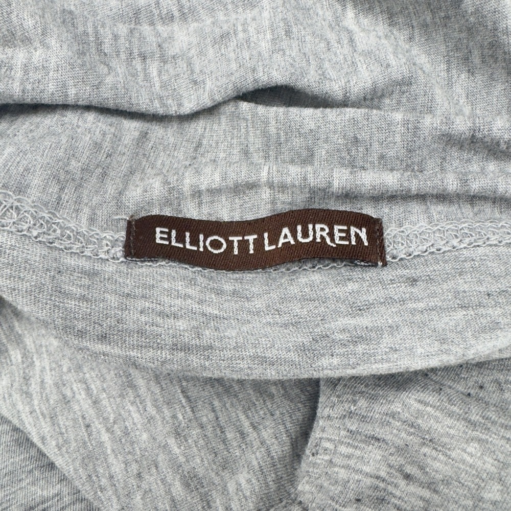 Elliott Lauren Gray Open Front Cardigan Rose Embellished‎ Long Sleeve Size L - Picture 6 of 11